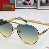 Full view of Cartier unisex sunglasses