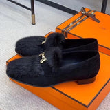 Hermès White Chelsea Boots - Side Profile View