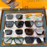 Lifestyle view of Louis Vuitton unisex sunglasses