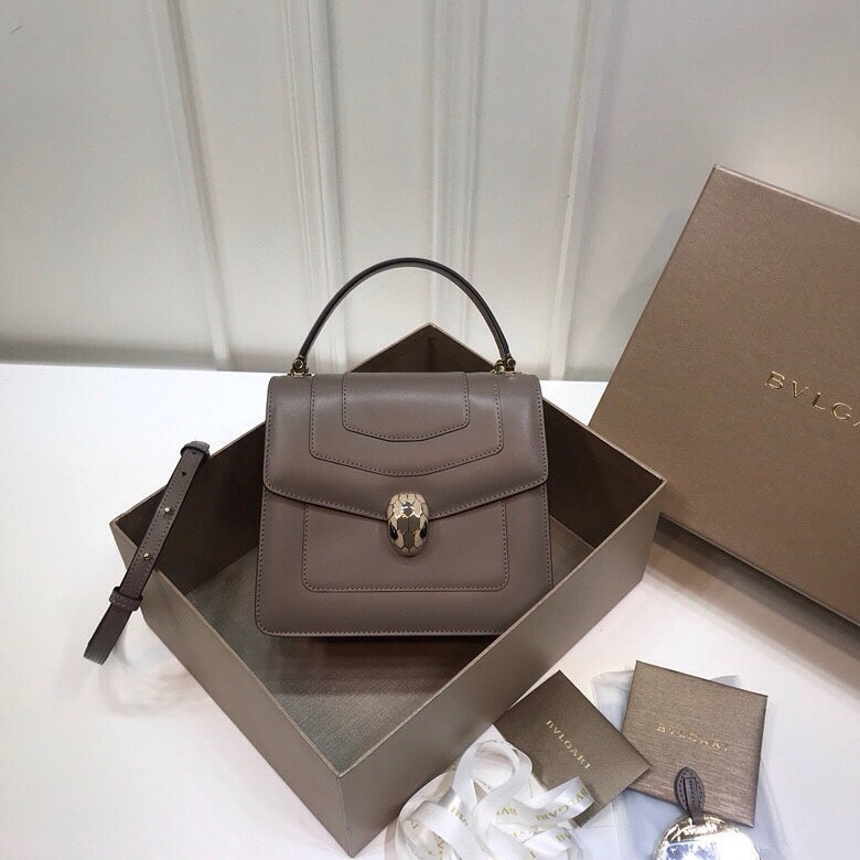 Understated Faux Leather Handbag - Versatile Everyday Design | Women's Designer-Inspired Purse #1766 - front view (image 1) of designer-inspired handbag