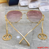 Lifestyle view of Louis Vuitton unisex sunglasses