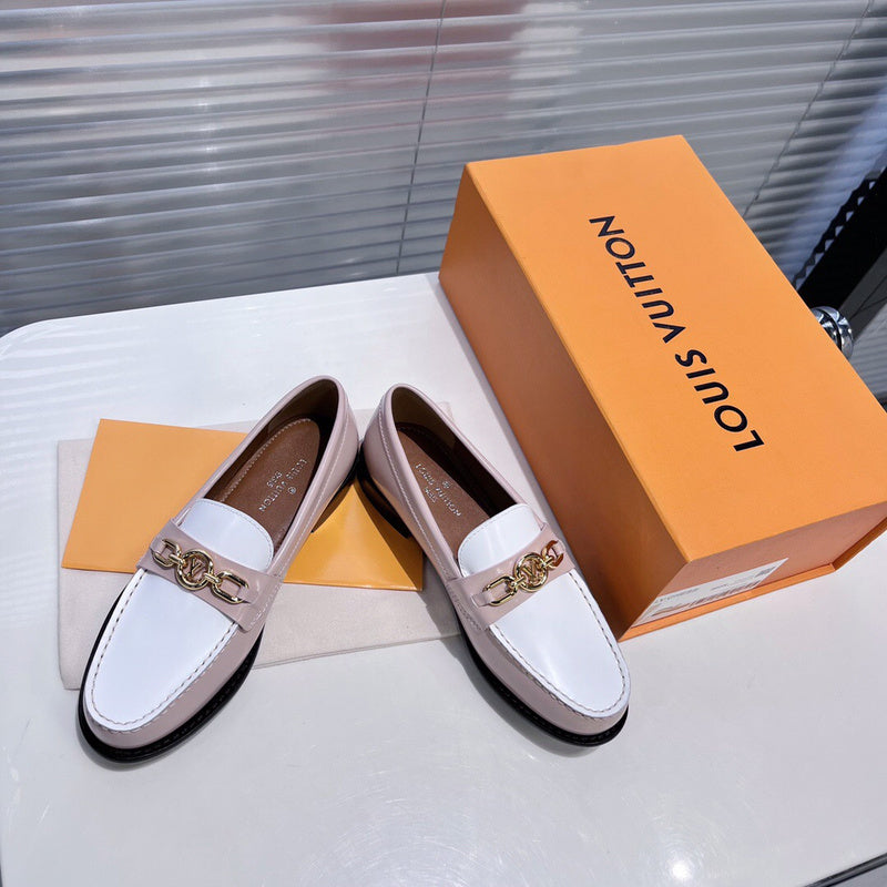 Louis Vuitton Burgundy Classic Ballet Flats - Toe Detail View