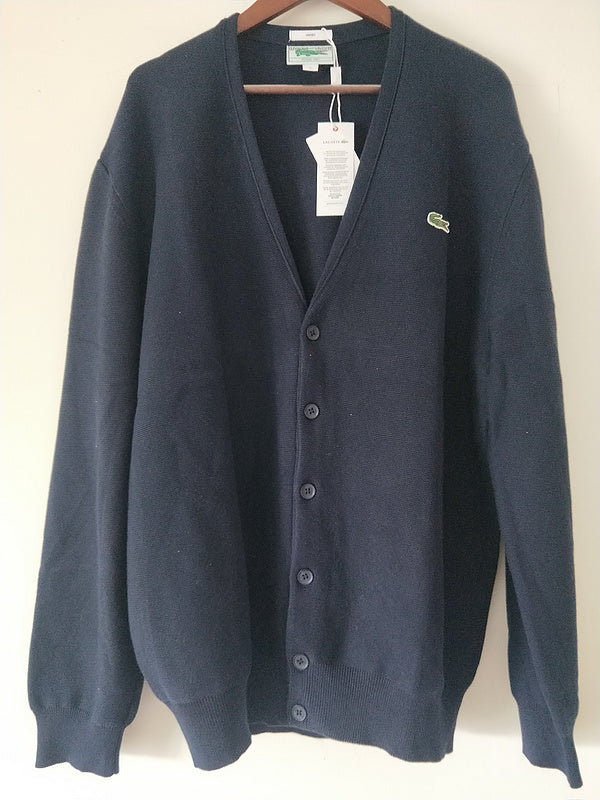 Full styled look of Lacoste luxury clothing with monogram-inspired silhouette