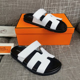 Hermes sandals Style 127 - angled studio shot