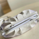 Back view of statement modern women's handbag – women's statement bag