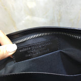 Sophisticated Faux Leather Handbag - Statement Silhouette | Women's Luxury Handbag #1036 - side angle view (image 2) of designer-inspired handbag