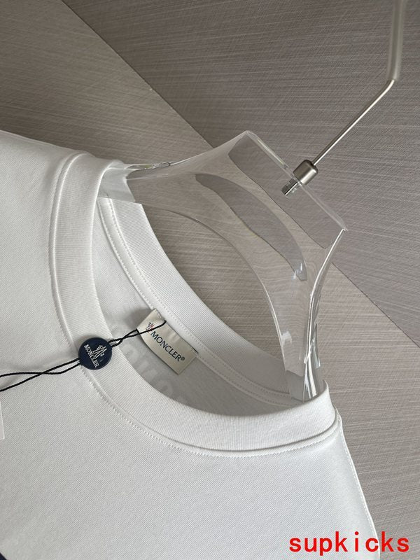 Full styled look of Moncler luxury clothing with contemporary cut