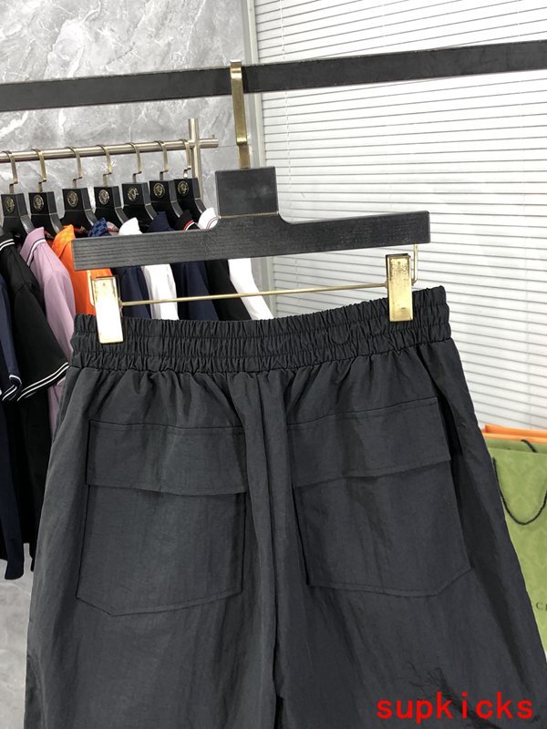 Front view of Rhude luxury clothing with runway-inspired design