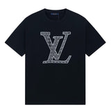 Side profile of Louis Vuitton cotton t-shirt with contemporary cut