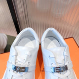 Hermès Camel Ankle Strap Heels - Sole Detail View