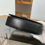 Back view of classic refined women's handbag – women's luxury handbag