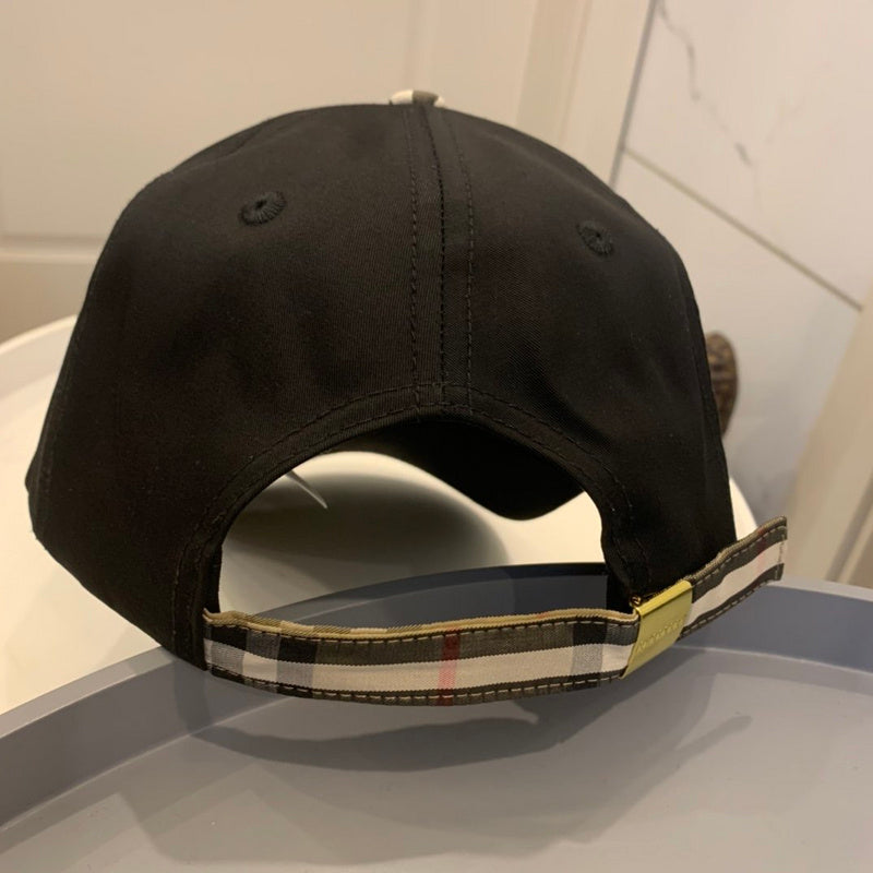 Side view of Burberry unisex cap