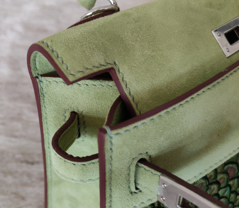 Interior view of modern premium bag