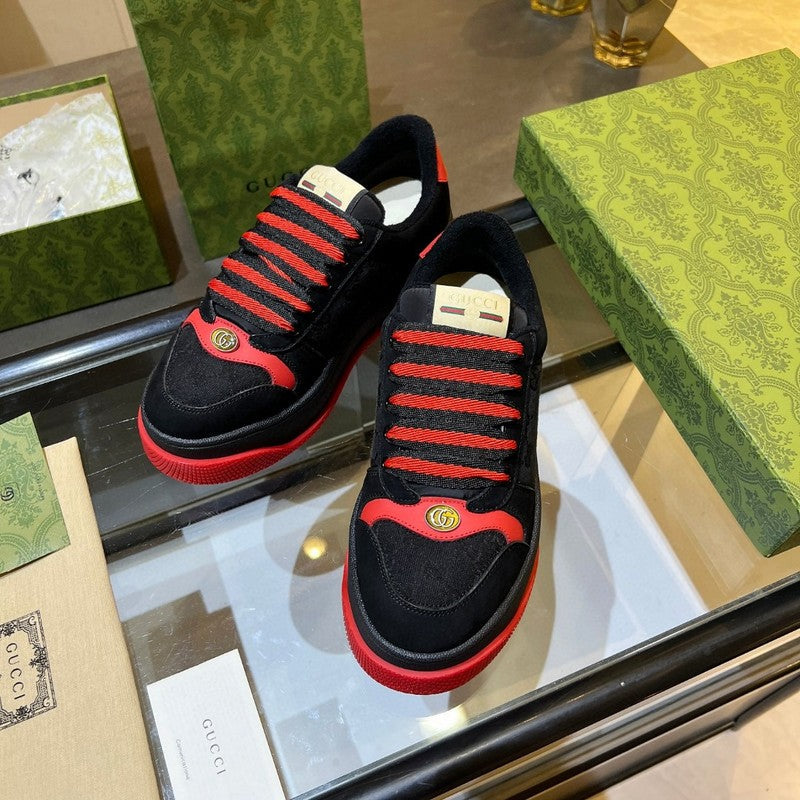 Gucci fresh white-and-black luxury sneakers view 5 minimalist modern build