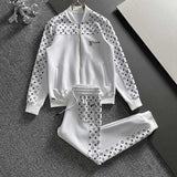 Front view of Louis Vuitton luxury clothing with runway-inspired design