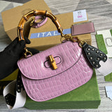 Front view of chic sleek women's handbag – women's designer-style accessory