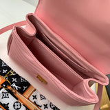 Front view of chic polished women's handbag – women's premium purse