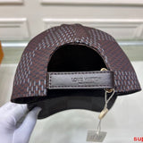 Close-up detail view of Louis Vuitton unisex cap