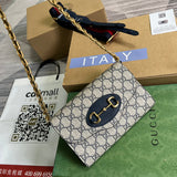 Front view of structured chic women's handbag – women's premium purse