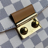 Interior view of elevated structured women's handbag – women's everyday handbag
