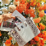 Close-up detail of effortless bag design