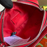 Close-up detail of signature statement women's handbag – women's statement bag
