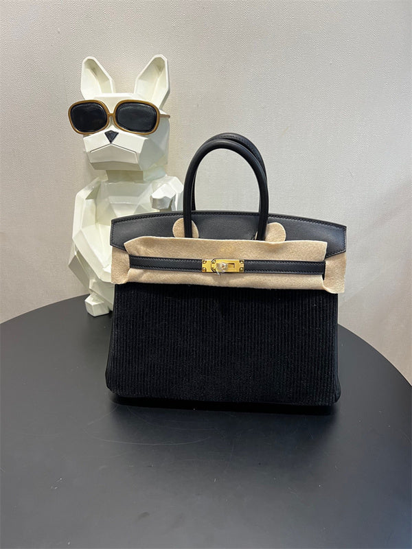  modern handbag detail view showing craftsmanship