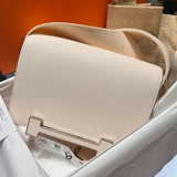 Close-up detail of sculpted bag design