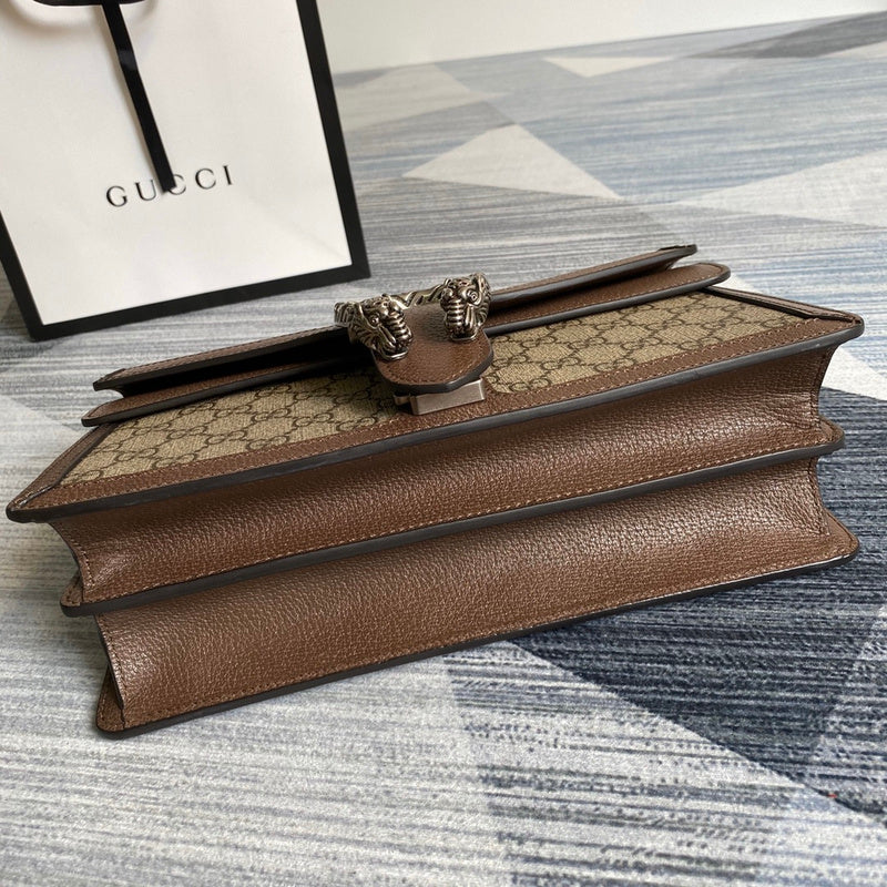 Top view of modern sleek women's handbag – women's luxury accessory