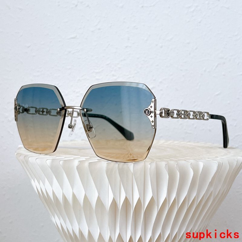 Lifestyle view of Louis Vuitton unisex sunglasses