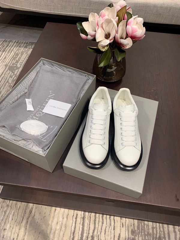 Alexander McQueen classic monochrome luxury sneakers view 6 everyday casual design