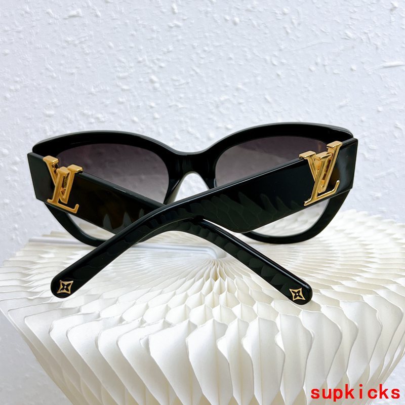 Side view of Louis Vuitton unisex sunglasses