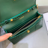 Elegant Faux Leather Handbag - Signature Hardware Accents | Women's Fashion Handbag #450 - alternate angle view (image 8) of designer-inspired handbag