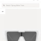 Side view of Louis Vuitton unisex sunglasses