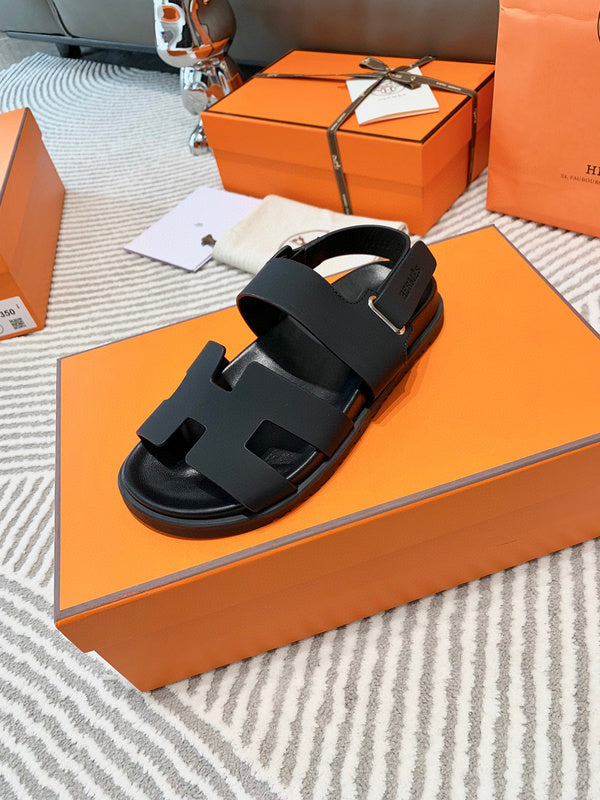 Hermes sandals Style 217 - angled studio shot