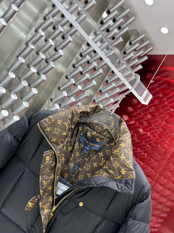 Full styled look of Louis Vuitton luxury clothing with everyday silhouette
