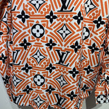 Back view of Louis Vuitton cotton t-shirt with signature branding