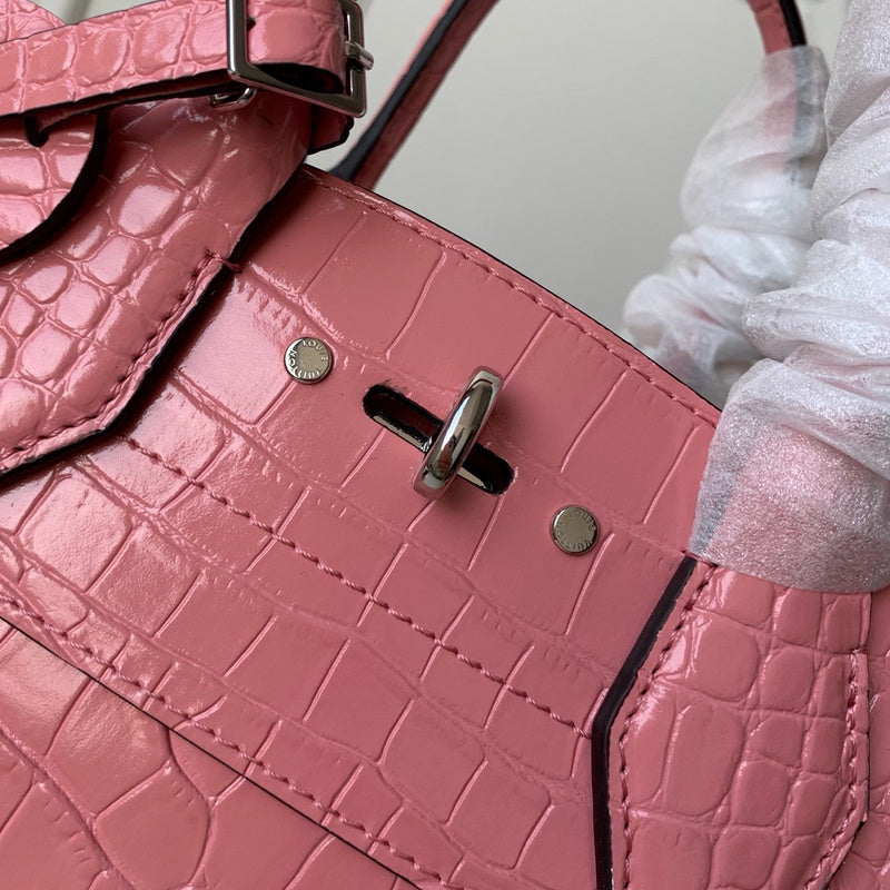 Interior view of modern elevated women's handbag – women's designer-style accessory