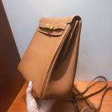 Streamlined bag shown from front angle