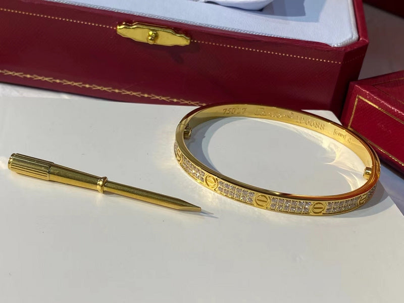 Side view of Cartier unisex jewelry piece