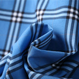 Close-up of Burberry designer clothing craftsmanship