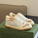 Gucci muted earth tones luxury sneakers view 11 cushioned comfort fit
