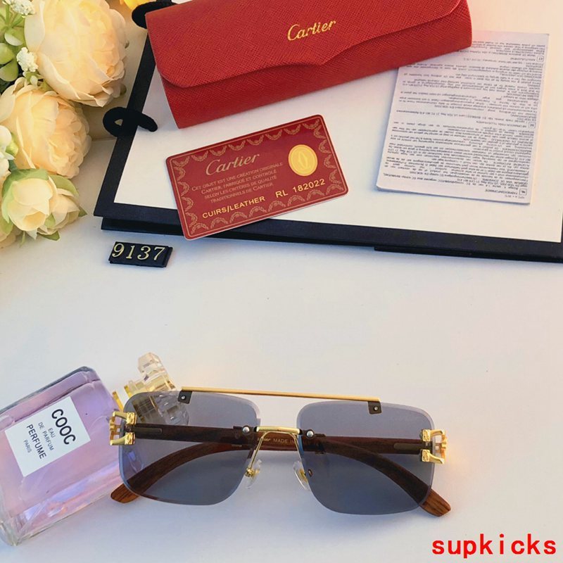 Lifestyle view of Cartier unisex sunglasses