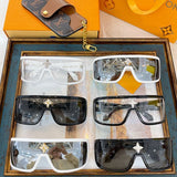 Lifestyle view of Louis Vuitton unisex sunglasses
