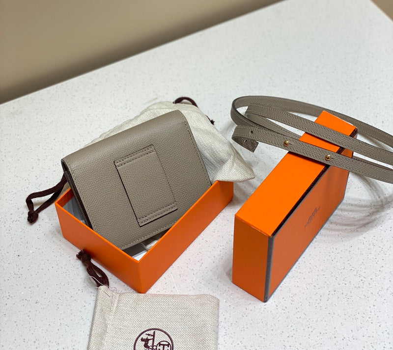 Close-up detail of sleek bag design
