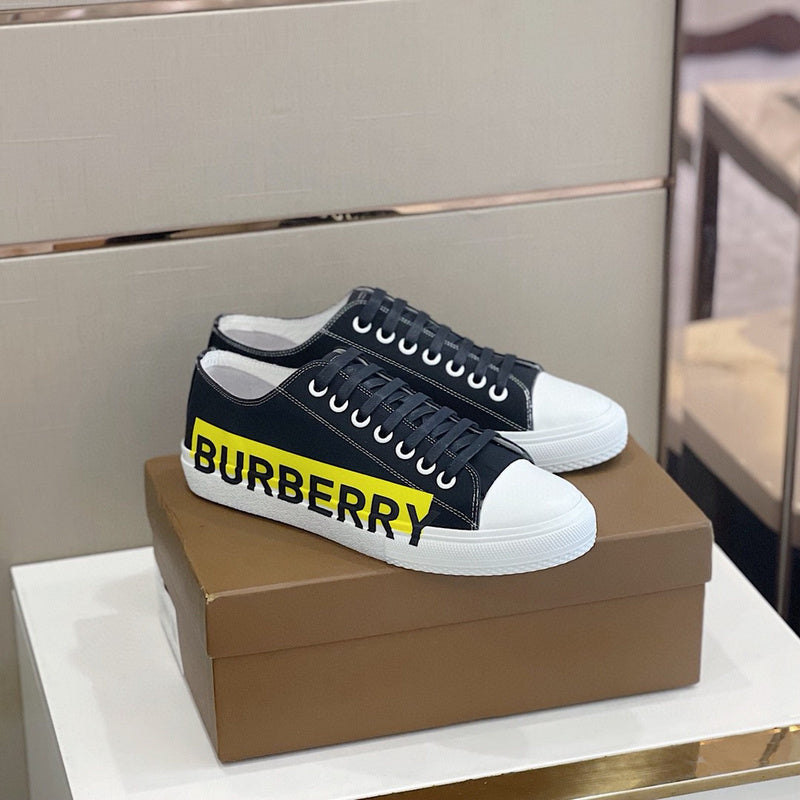 Burberry White Chunky Platform Sneakers - Detail Shot of Craftsmanship