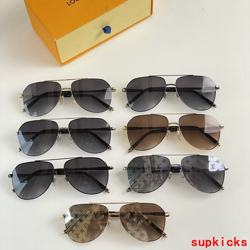 Lifestyle view of Louis Vuitton unisex sunglasses
