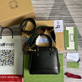 Front view of polished statement women's handbag – women's luxury accessory