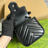 Back view of everyday-luxe polished women's handbag – women's statement bag
