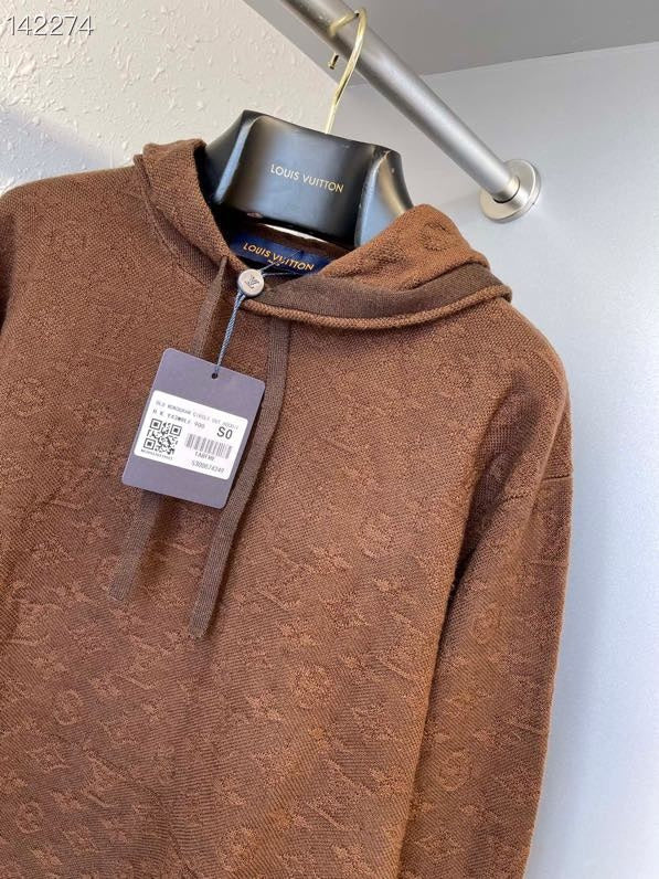 Back view of Louis Vuitton luxury clothing with streetwear-inspired cut